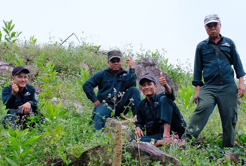 The team of community rangers